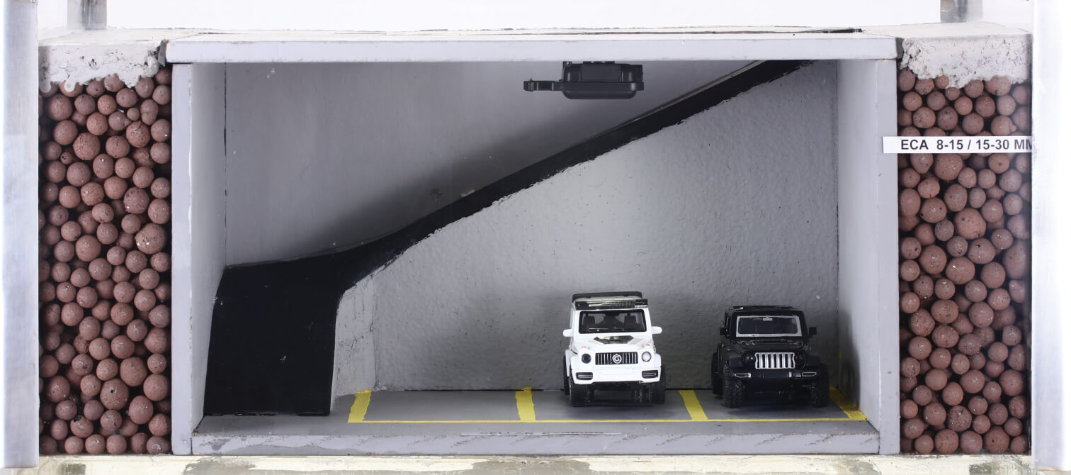 Cellar Retention Wall Filling